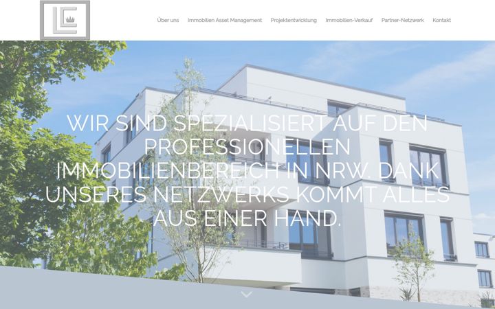 Screenshot of leufcon.de