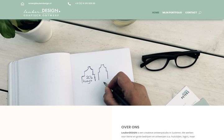 Screenshot of leukerdesign.nl