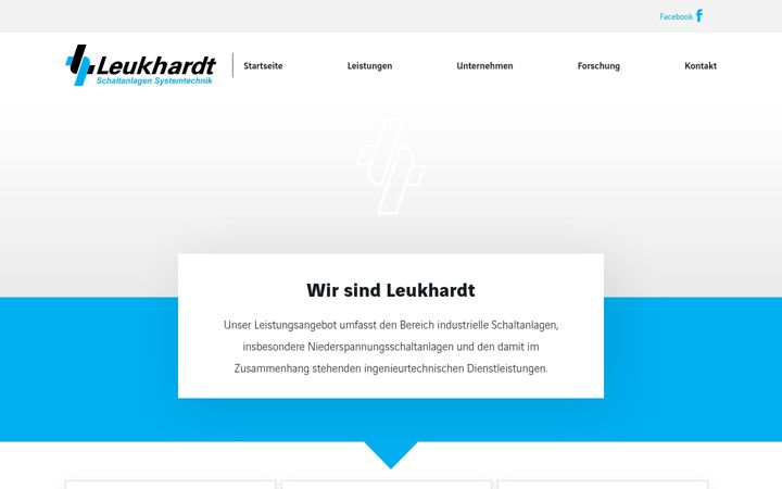 Screenshot of leukhardt-system.de