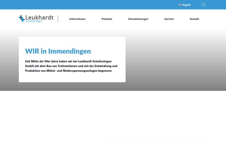 Screenshot of leukhardt.de