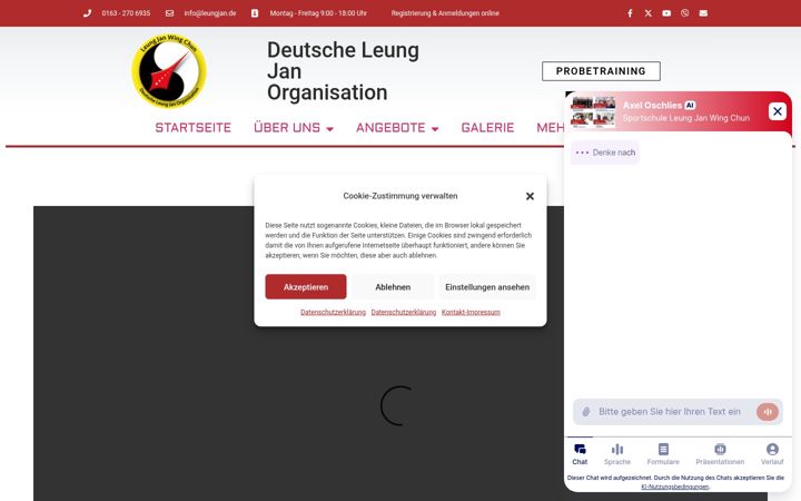 Screenshot of leungjan.de