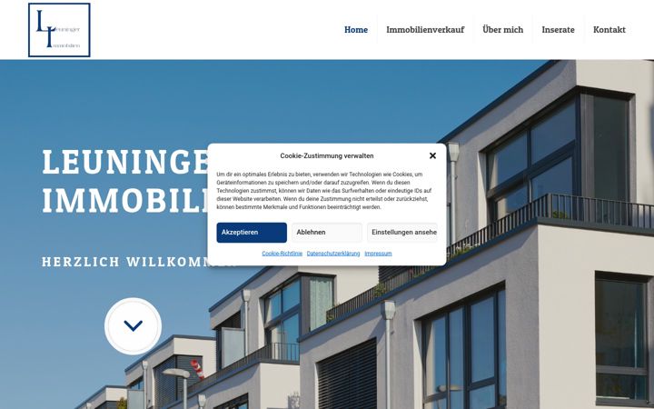 Screenshot of leuninger-immobilien.de