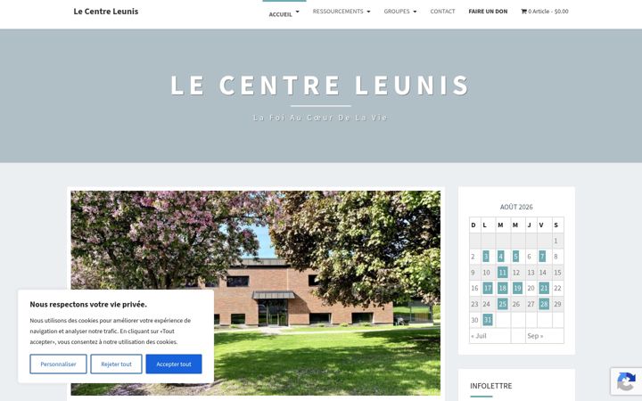 Screenshot of leunis.org