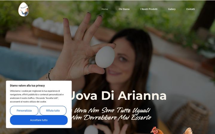 Screenshot of leuovadiarianna.it