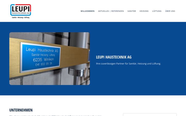 Screenshot of leupiag.ch