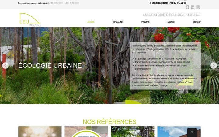 Screenshot of leureunion.fr