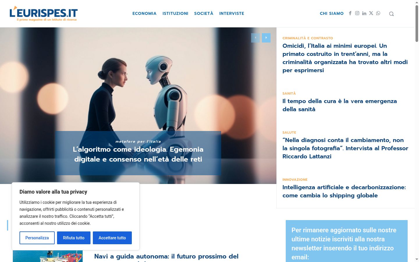 Screenshot tal-banner tal-kunsens muri qabel kwalunkwe interazzjoni