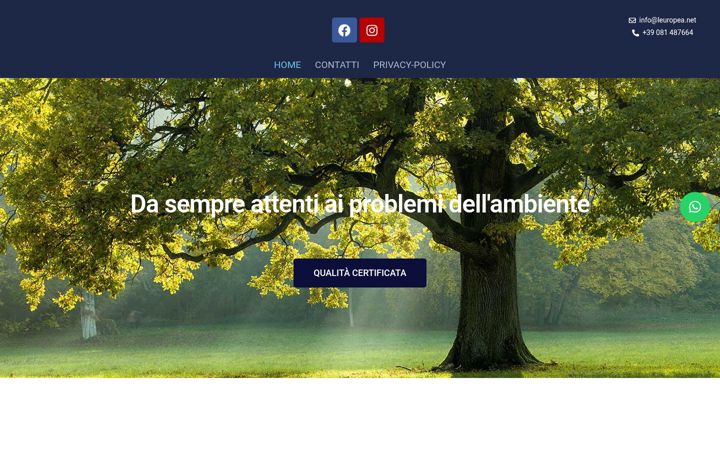 Screenshot of leuropea.org