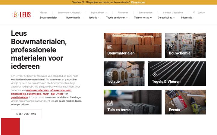 Screenshot of leus.be