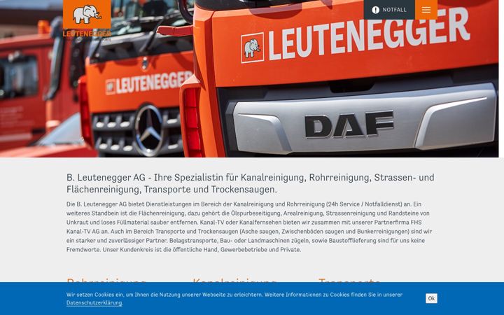 Screenshot of leutenegger-lichtensteig.ch