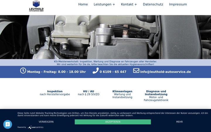 Screenshot of leuthold-autoservice.de
