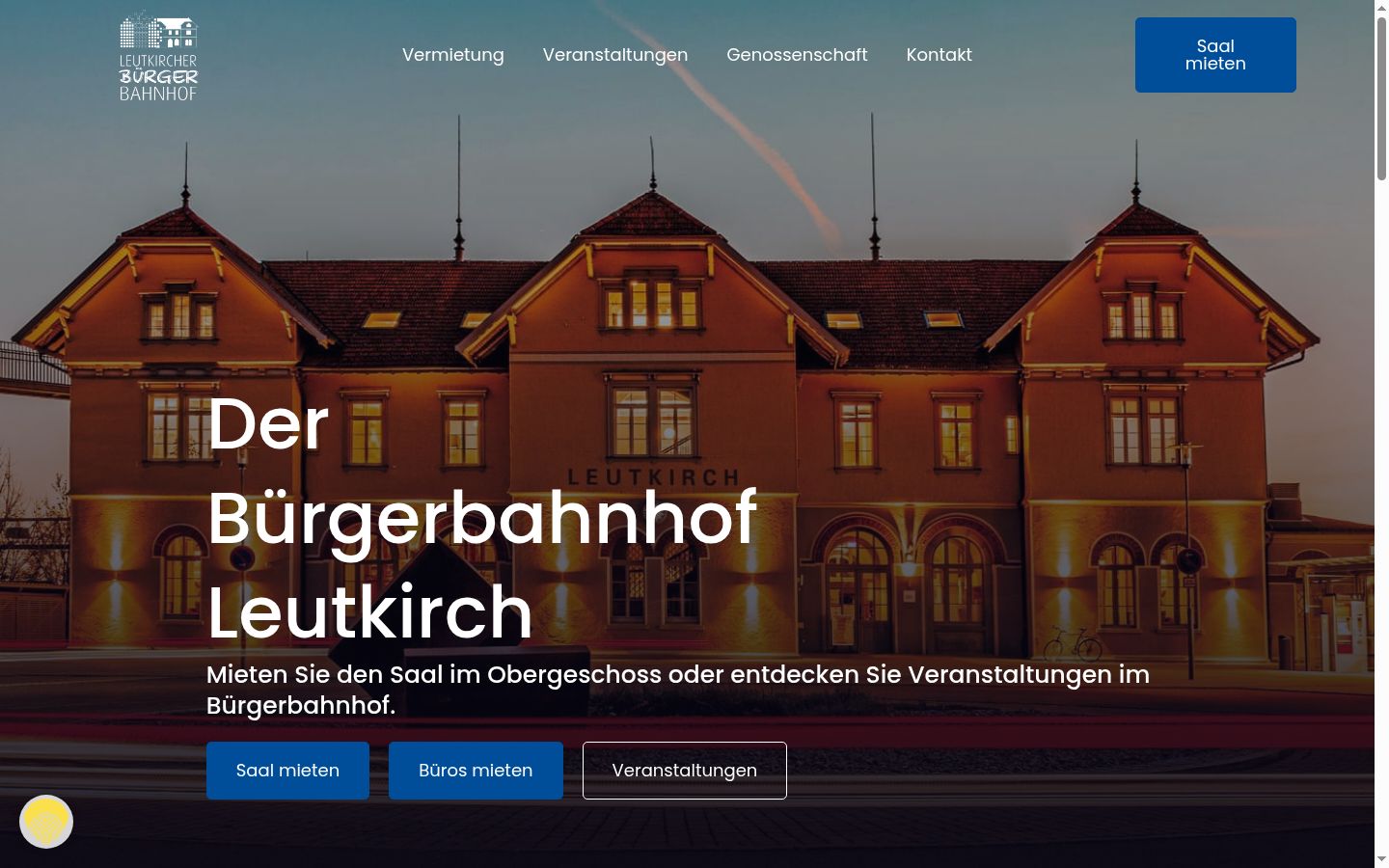 Screenshot des Einwilligungsbanners vor jeglicher Interaktion