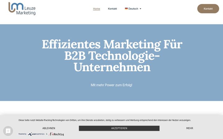 Screenshot of leuze-marketing.com