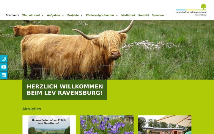 Screenshot of lev-ravensburg.de
