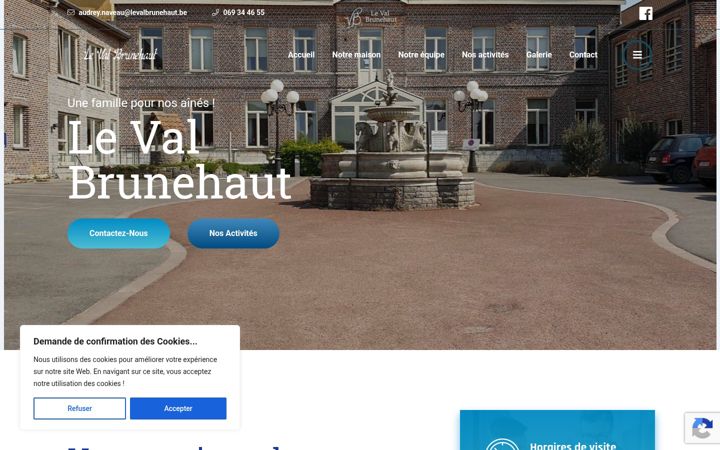 Screenshot of levalbrunehaut.be