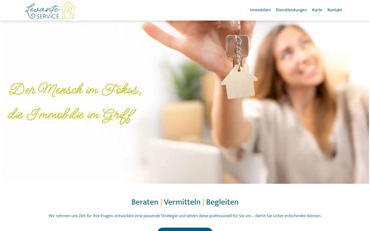 Screenshot of levante-service.de