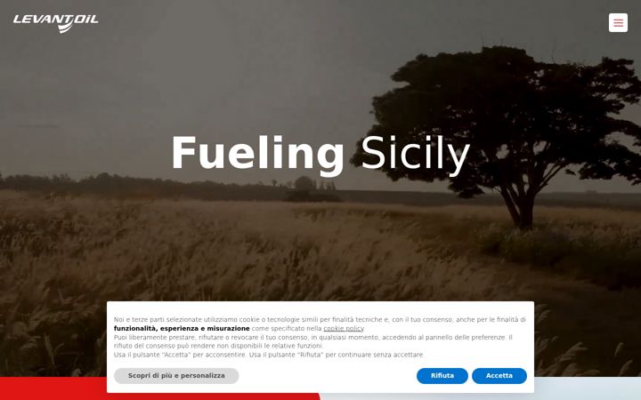 Screenshot of levantoil.it
