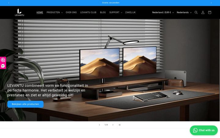 Screenshot of levantu.nl