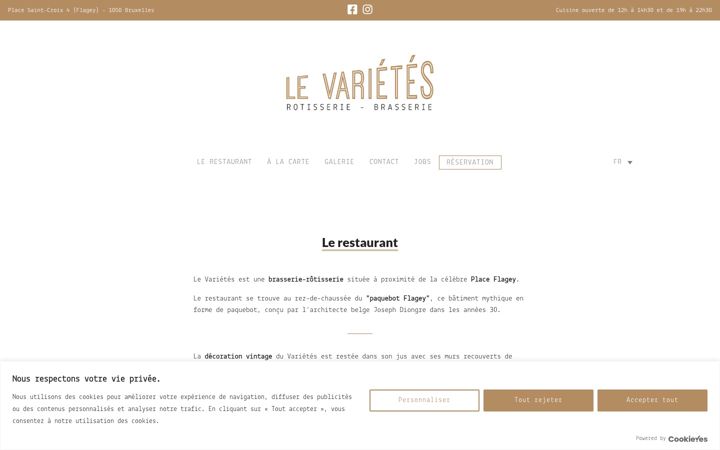 Screenshot of levarietes.be