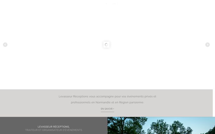 Screenshot of levasseur-receptions.fr