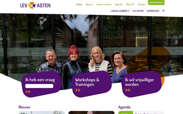 Screenshot of levasten.nl
