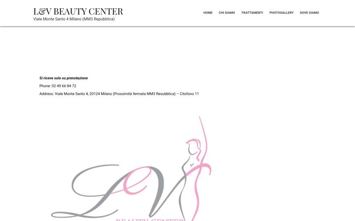 Screenshot of levbeautycenter.com
