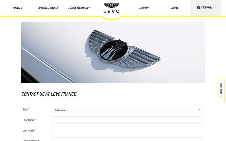 Screenshot of levc.fr