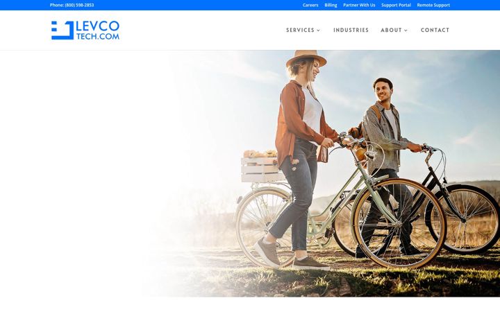 Screenshot of levcotech.com