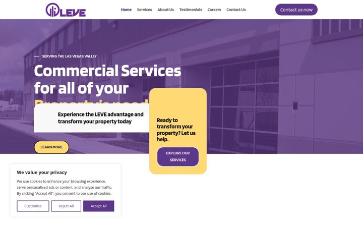 Screenshot of levecam.com