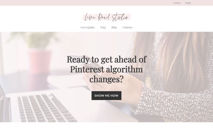 Screenshot of leveeroadstudio.com