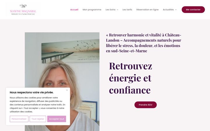 Screenshot of leveil-de-soi.fr