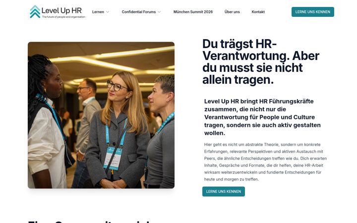 Screenshot of level-up-hr.com