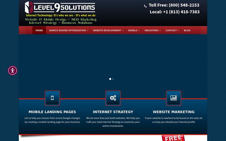 Screenshot of level9solutions.com