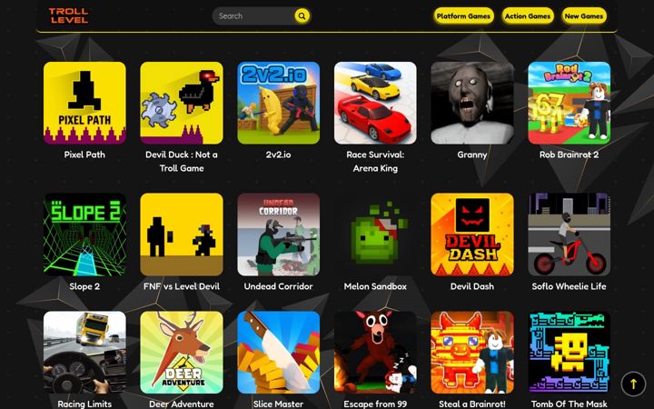 Screenshot of leveldevilnotatrollgame.io