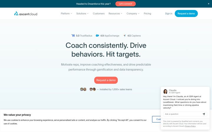 Screenshot of leveleleven.com