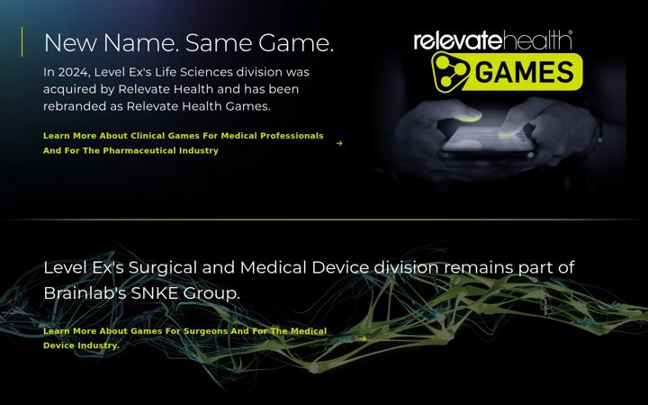 Screenshot of levelex.com