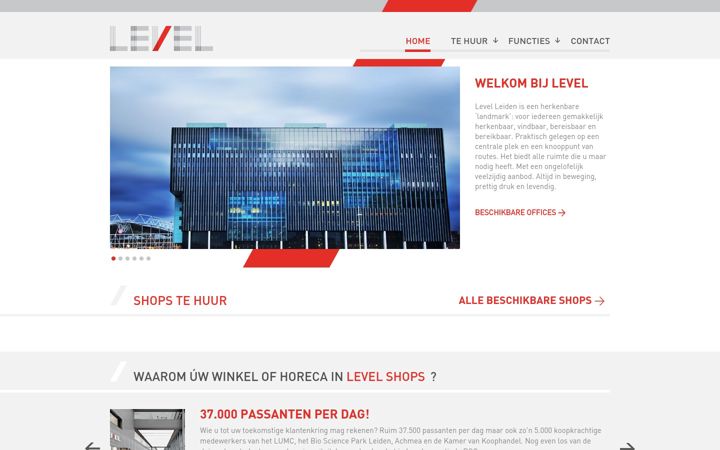 Screenshot of levelleiden.nl