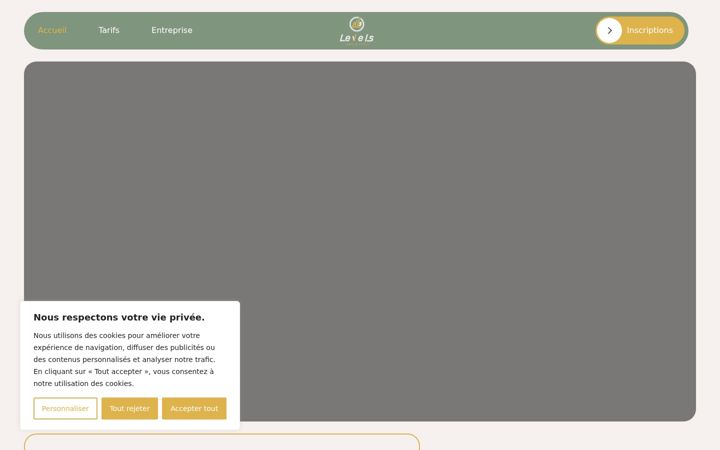 Screenshot of levels-coaching.fr