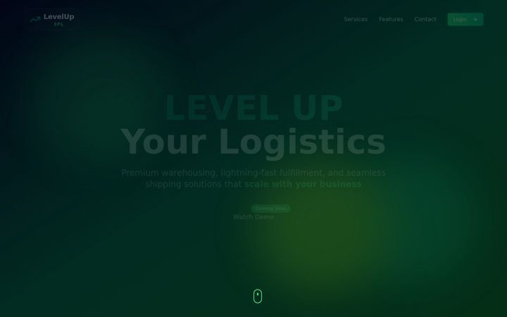 Screenshot of levelup3pl.com