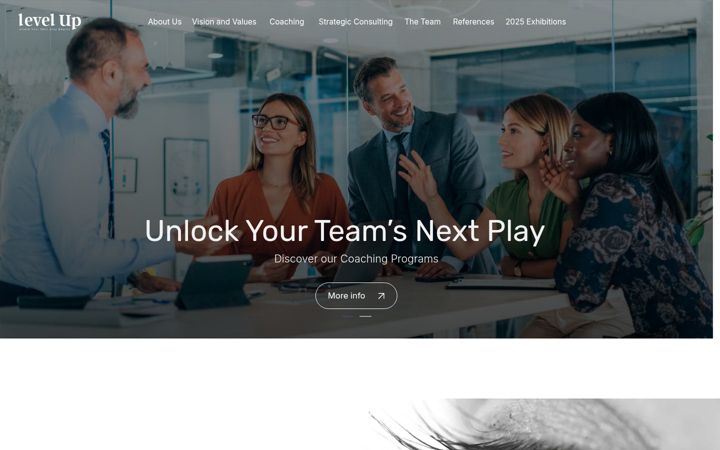 Screenshot of levelupemea.com