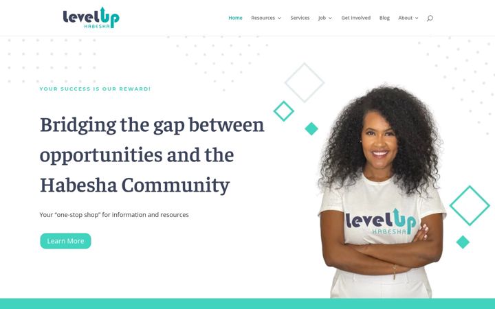 Screenshot of leveluphabesha.com