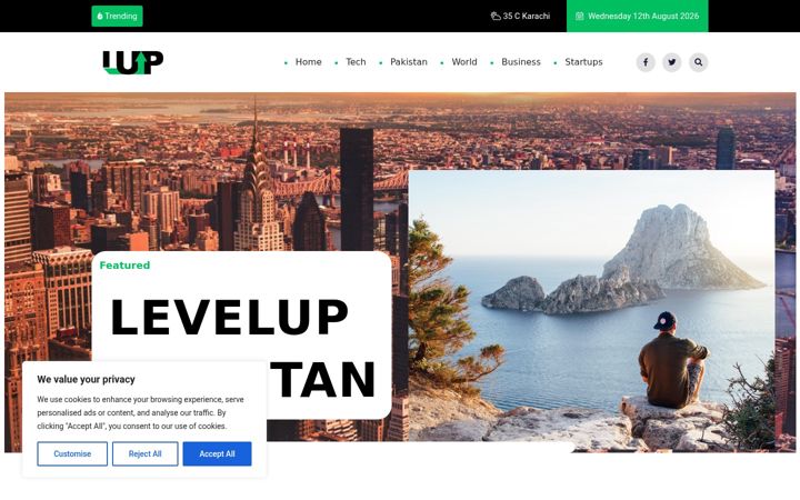 Screenshot of leveluppakistan.com