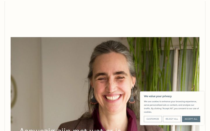 Screenshot of levensvreugdecoach.nl