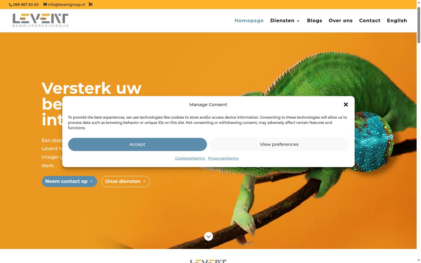 Screenshot tal-banner tal-kunsens muri qabel kwalunkwe interazzjoni