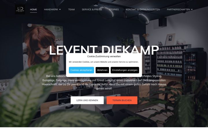 Screenshot of leventdiekamp.de