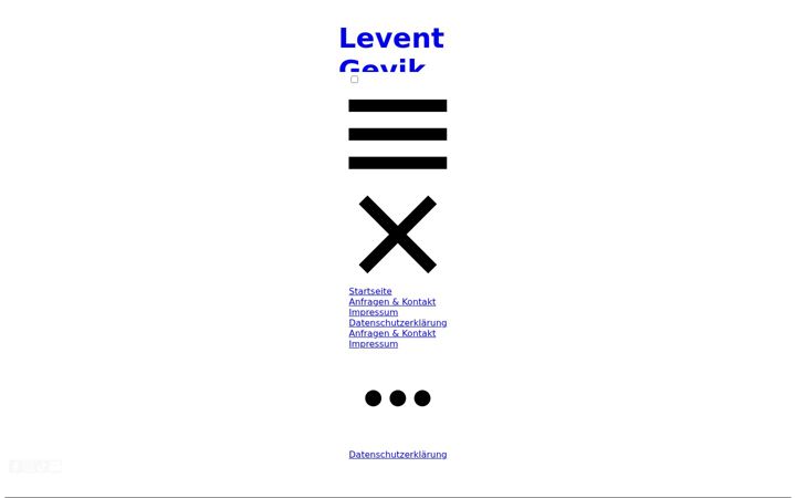 Screenshot of leventgeyik.de