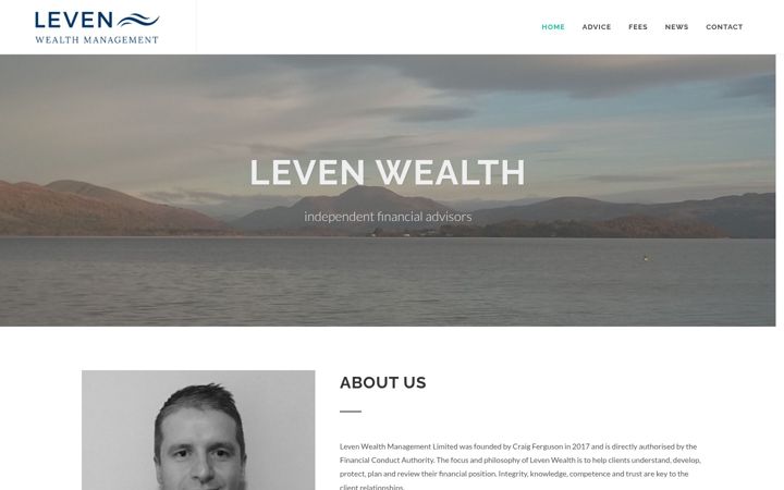 Screenshot of levenwealth.co.uk