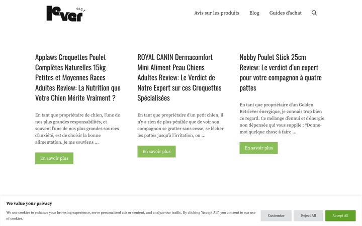 Screenshot of leverdict.org