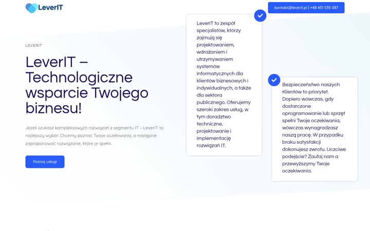Posnetek zaslona leverit.pl
