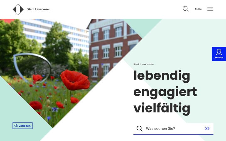 Screenshot of leverkusen.de
